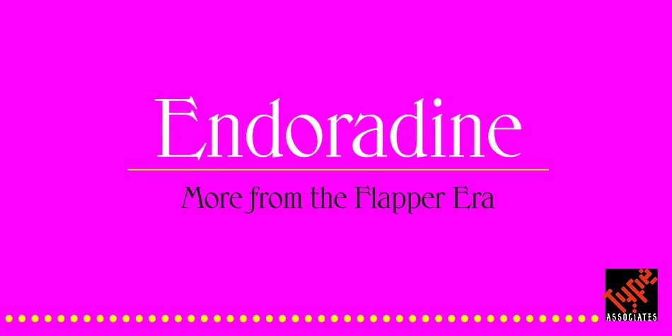 Endoradine by Type Associates — Decorative Font