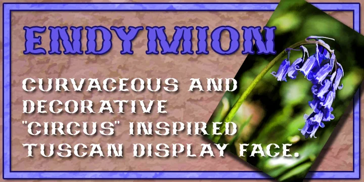 ENDYMION by Greater Albion Typefounders — Decorative Font