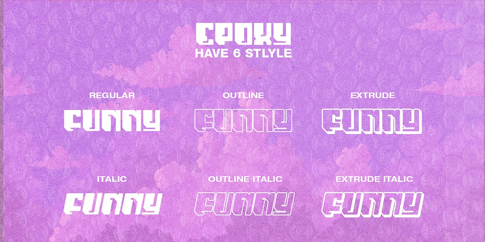 Epoxy by Dharmas Studio — Display Font — thumbnail 5