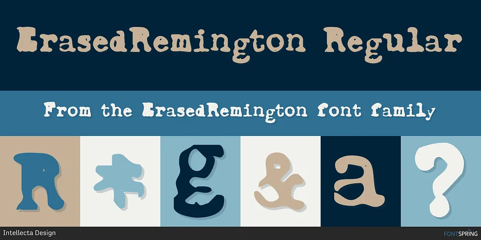 ErasedRemington by Intellecta Design — Decorative Font