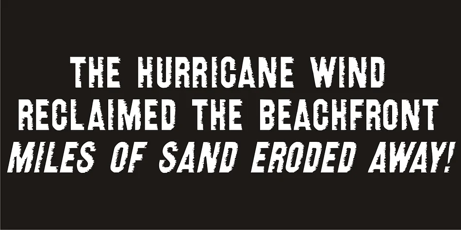 EROSION JNL by Jeff Levine Fonts — Display Font — thumbnail 3
