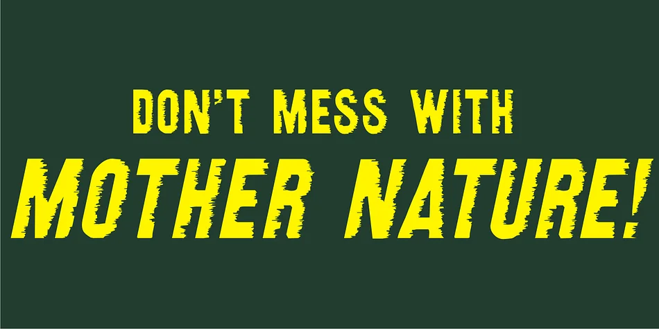 EROSION JNL by Jeff Levine Fonts — Display Font — thumbnail 4