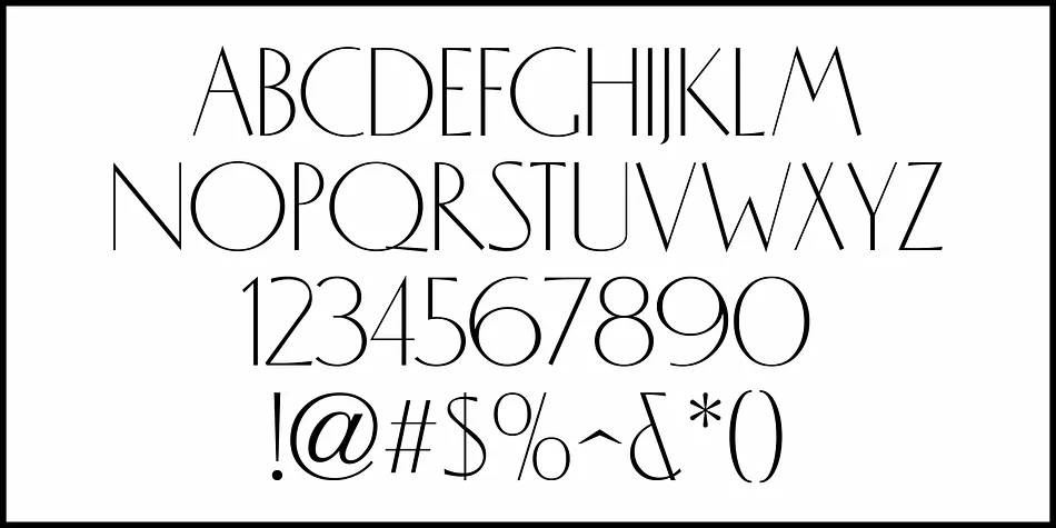 EVENING DRESS JNL by Jeff Levine Fonts — Decorative Font — thumbnail 3