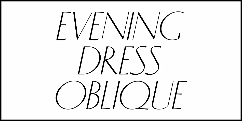EVENING DRESS JNL by Jeff Levine Fonts — Decorative Font — thumbnail 4