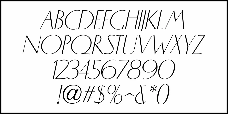 EVENING DRESS JNL by Jeff Levine Fonts — Decorative Font — thumbnail 5