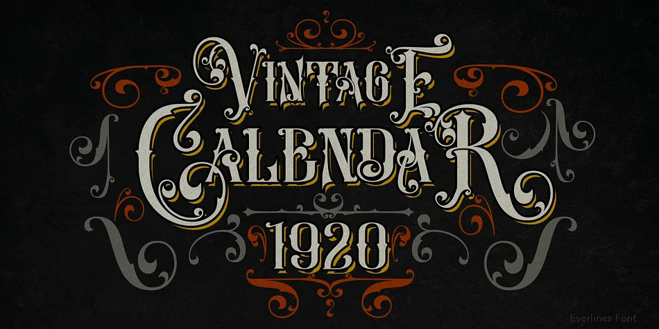 Everlines by TypeClassHeroes — Decorative Font — thumbnail 4