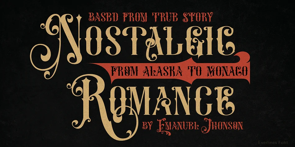 Everlines by TypeClassHeroes — Decorative Font — thumbnail 5