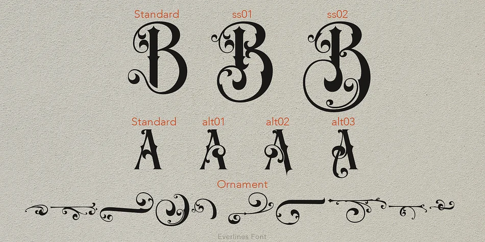 Everlines by TypeClassHeroes — Decorative Font — thumbnail 7