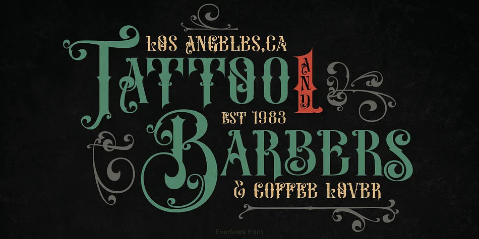 Everlines by TypeClassHeroes — Decorative Font — thumbnail 8