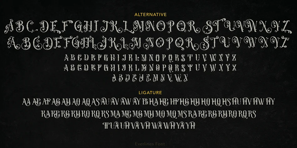 Everlines by TypeClassHeroes — Decorative Font — thumbnail 9