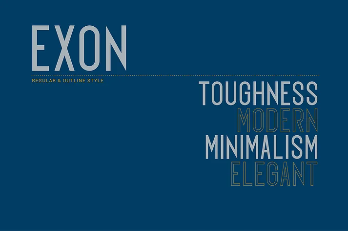 Exon by Linecreative — Display Font — thumbnail 2