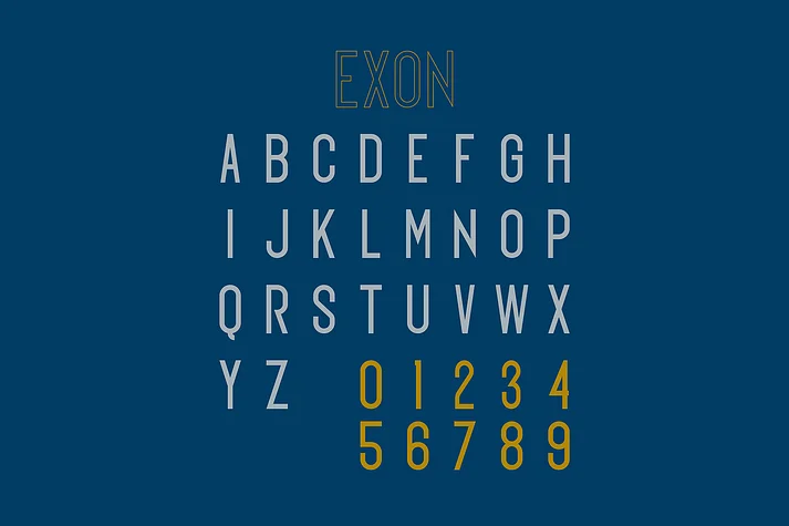 Exon by Linecreative — Display Font — thumbnail 3