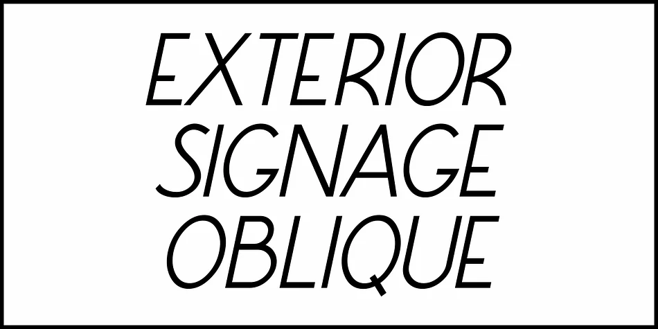 Exterior Signage JNL by Jeff Levine Fonts — Display Font — thumbnail 4