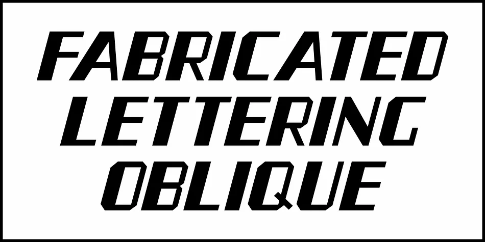 Fabricated Lettering JNL by Jeff Levine Fonts — Display Font — thumbnail 4