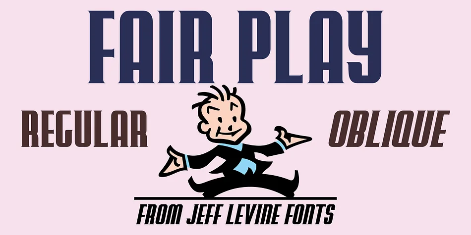 FAIR PLAY JNL by Jeff Levine Fonts — Display Font