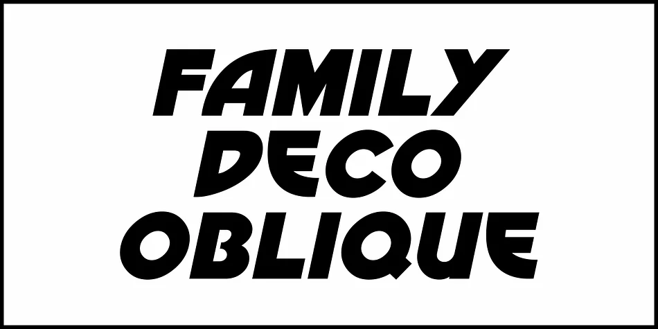 FAMILY DECO JNL by Jeff Levine Fonts — Decorative Font — thumbnail 4