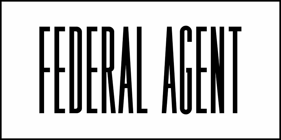 FEDERAL AGENT JNL by Jeff Levine Fonts — Display Font — thumbnail 2