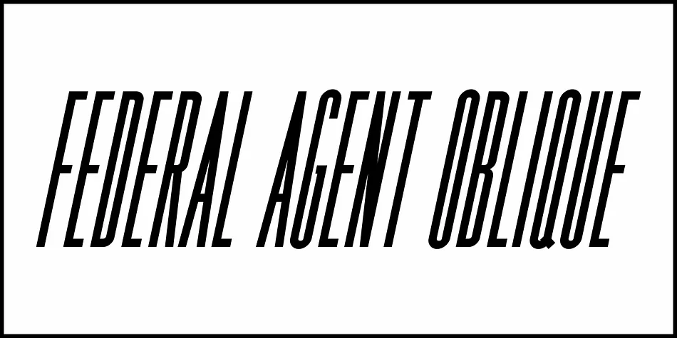 FEDERAL AGENT JNL by Jeff Levine Fonts — Display Font — thumbnail 4