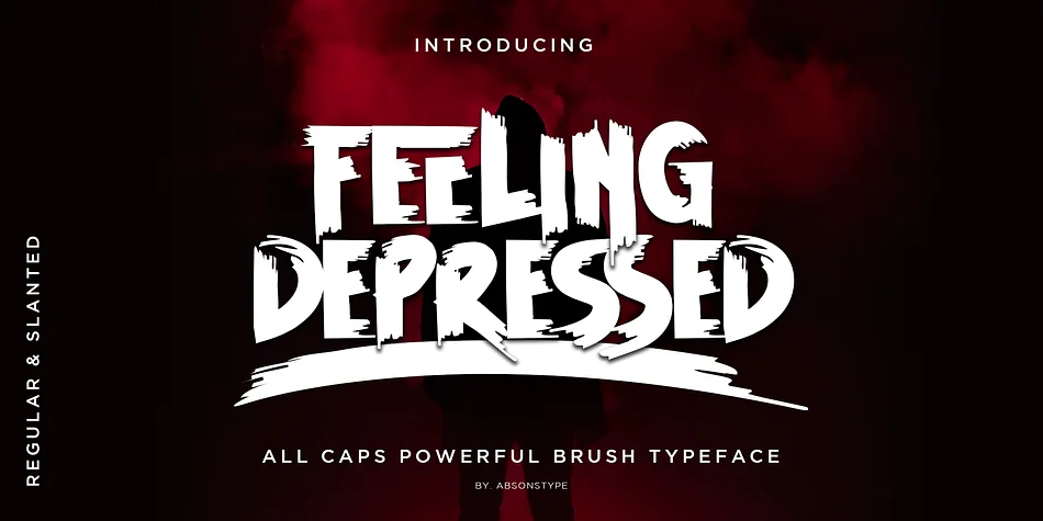 FEELING DEPRESSED by Absonstype — Display Font