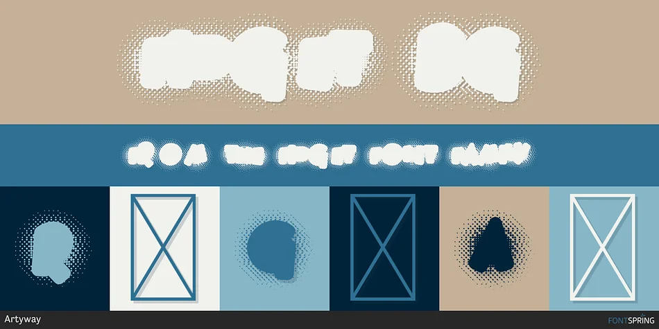 Fidget by Artyway — Display Font — thumbnail 2