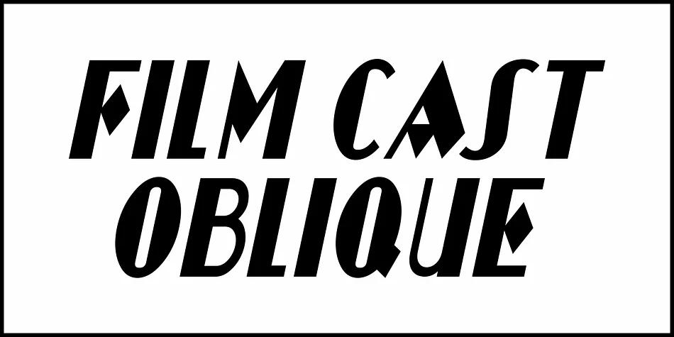 FILM CAST JNL by Jeff Levine Fonts — Decorative Font — thumbnail 4