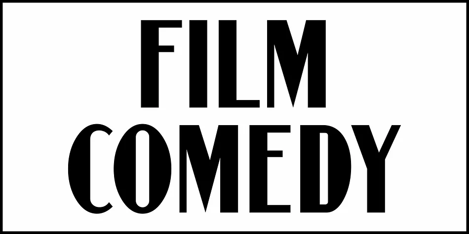 Film Comedy JNL by Jeff Levine Fonts — Display Font — thumbnail 2