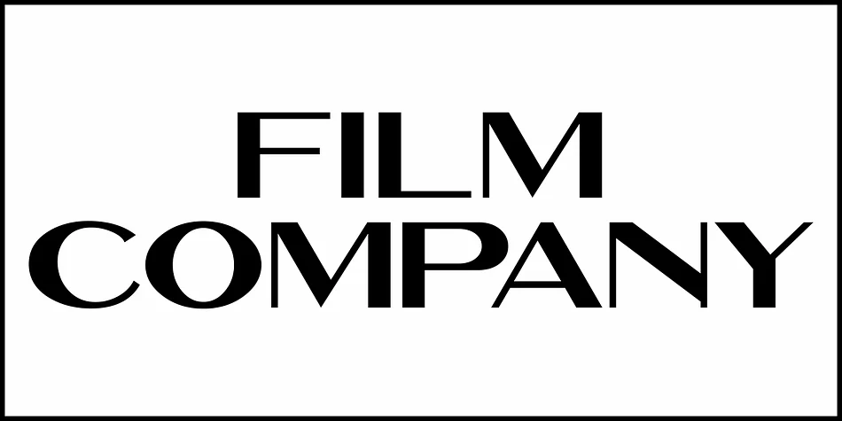 FILM COMPANY JNL by Jeff Levine Fonts — Display Font — thumbnail 2