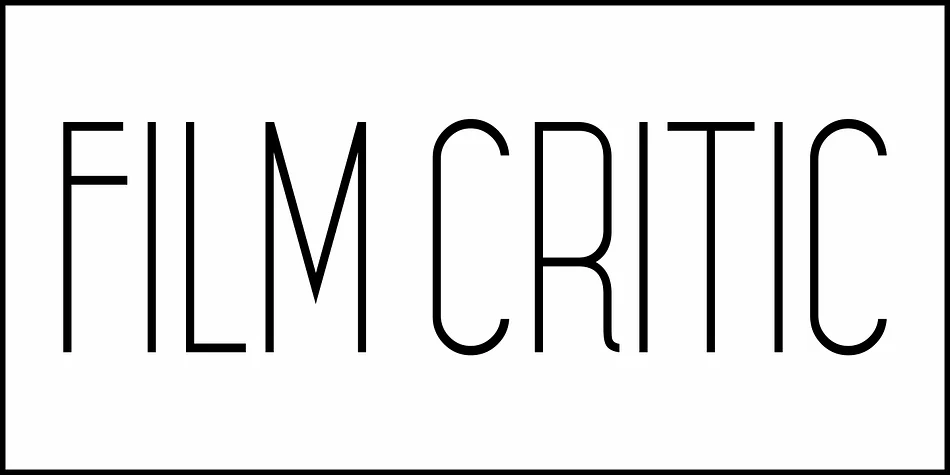 FILM CRITIC JNL by Jeff Levine Fonts — Decorative Font — thumbnail 2