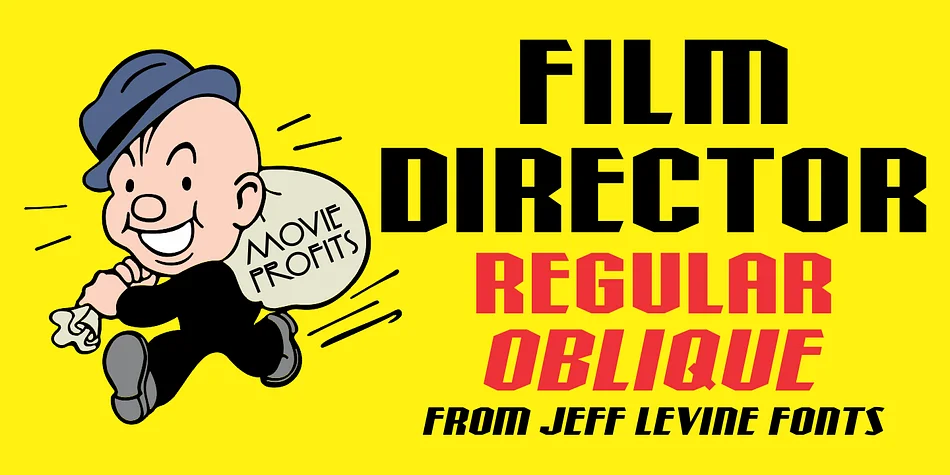 Film Director JNL by Jeff Levine Fonts — Display Font