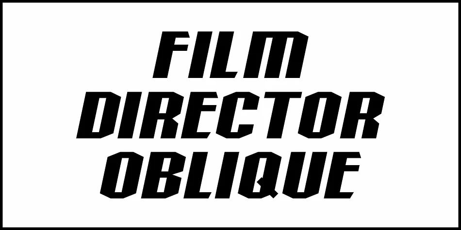 Film Director JNL by Jeff Levine Fonts — Display Font — thumbnail 4