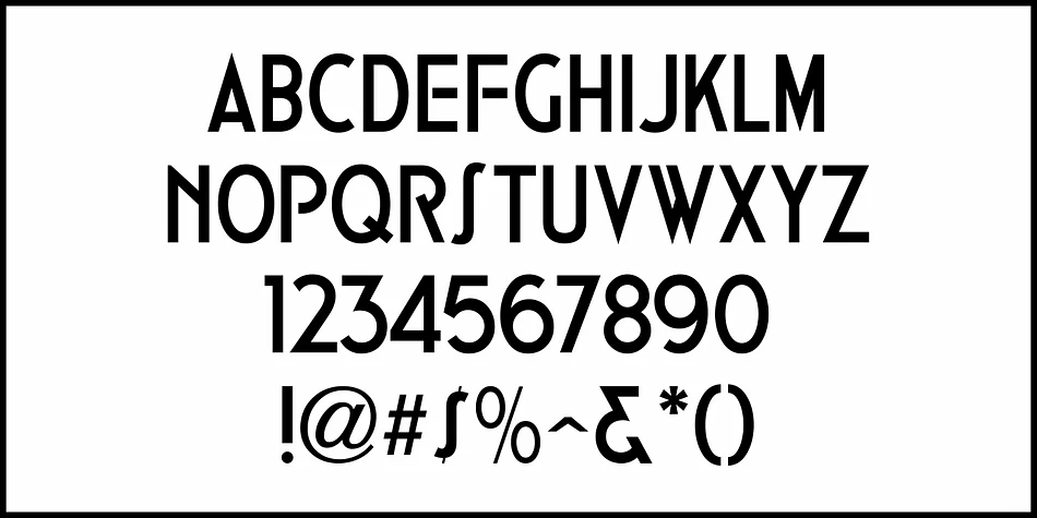 FILM EVENT JNL by Jeff Levine Fonts — Decorative Font — thumbnail 3