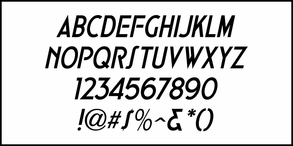 FILM EVENT JNL by Jeff Levine Fonts — Decorative Font — thumbnail 5