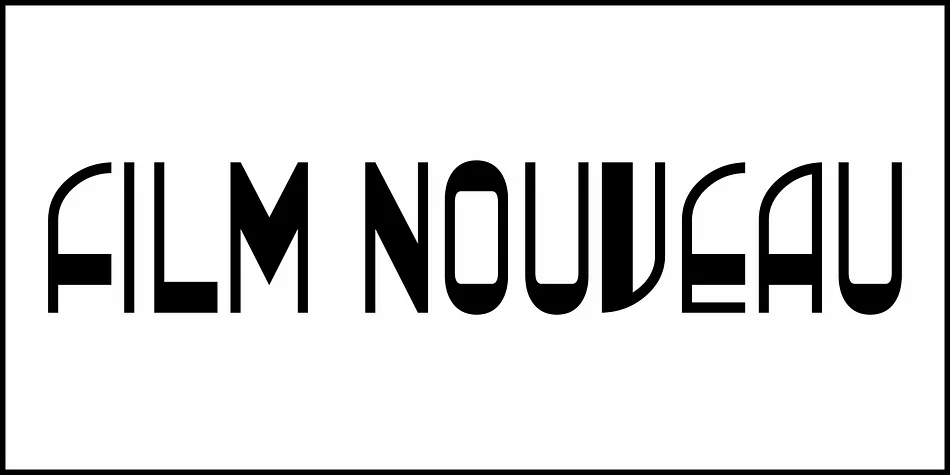 FILM NOUVEAU JNL by Jeff Levine Fonts — Decorative Font — thumbnail 2