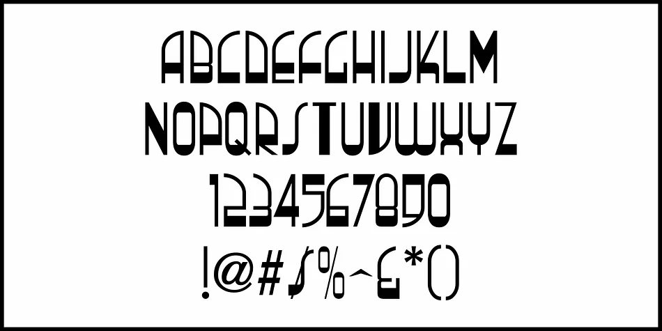 FILM NOUVEAU JNL by Jeff Levine Fonts — Decorative Font — thumbnail 3