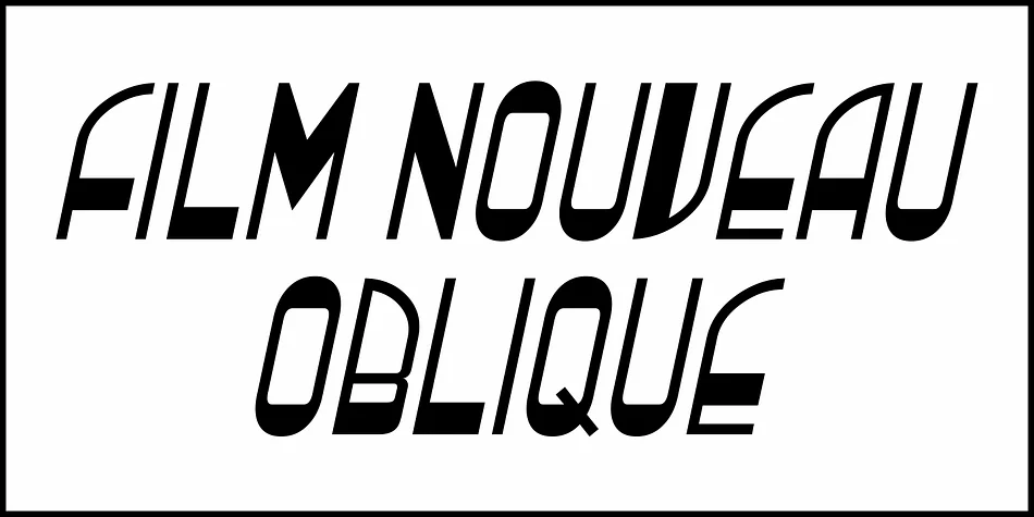 FILM NOUVEAU JNL by Jeff Levine Fonts — Decorative Font — thumbnail 4