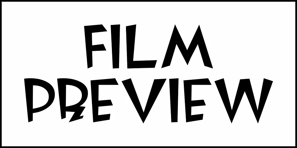FILM PREVIEW JNL by Jeff Levine Fonts — Display Font — thumbnail 2