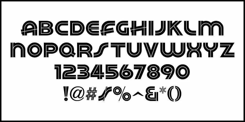 FILM REEL JNL by Jeff Levine Fonts — Decorative Font — thumbnail 3