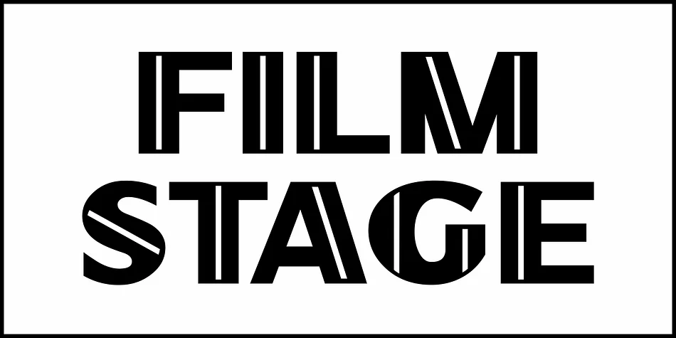 FILM STAGE JNL by Jeff Levine Fonts — Display Font — thumbnail 2