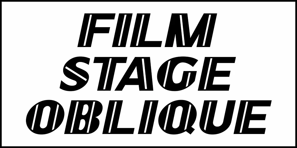 FILM STAGE JNL by Jeff Levine Fonts — Display Font — thumbnail 4
