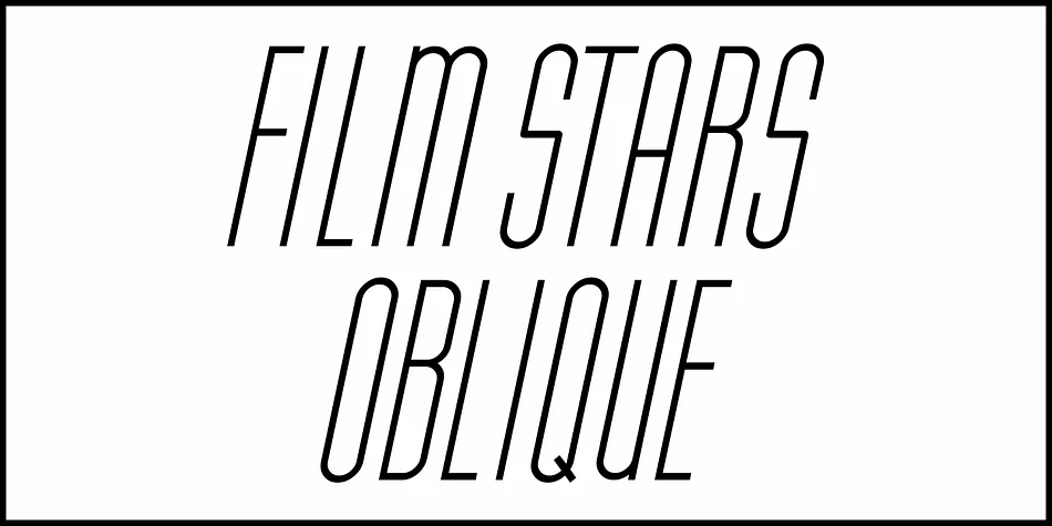 Film Stars JNL by Jeff Levine Fonts — Display Font — thumbnail 4