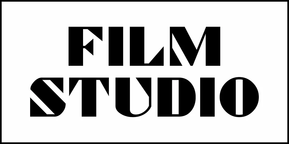Film Studio JNL by Jeff Levine Fonts — Display Font — thumbnail 2