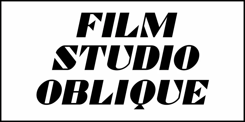 Film Studio JNL by Jeff Levine Fonts — Display Font — thumbnail 4