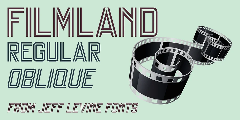 FILMLAND JNL by Jeff Levine Fonts — Display Font