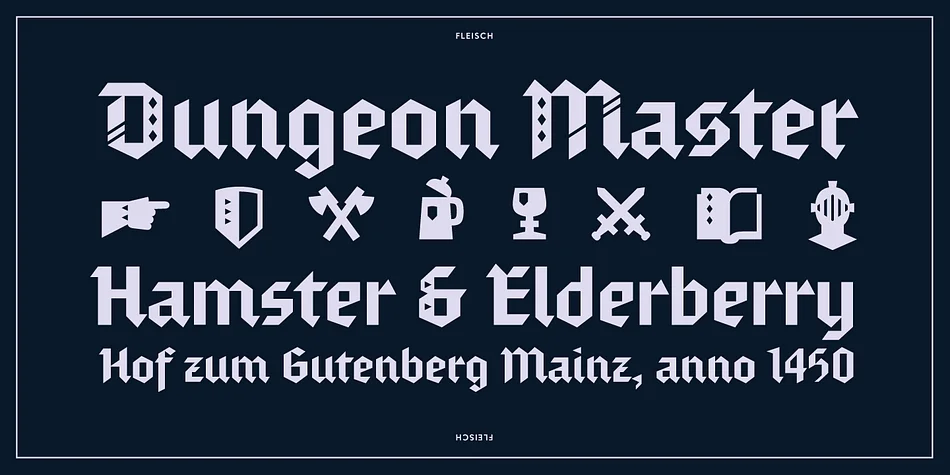 Fleisch by Delve Fonts — Blackletter Font — thumbnail 3
