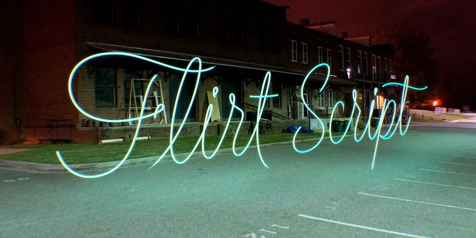 Flirt Script by Positype — Display Font — thumbnail 7