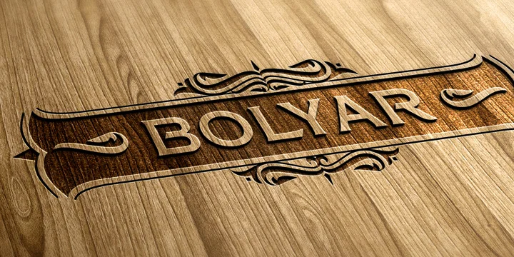 FM Bolyar by The Fontmaker — Decorative Font