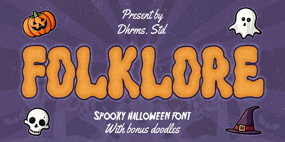 FOLKLORE by Dharmas Studio — Display Font
