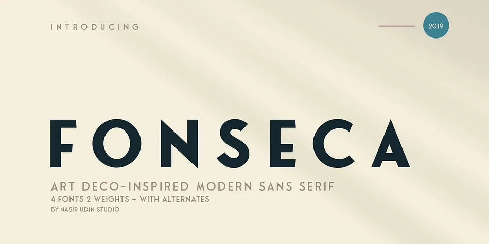 FONSECA by Nasir Udin — Decorative Font