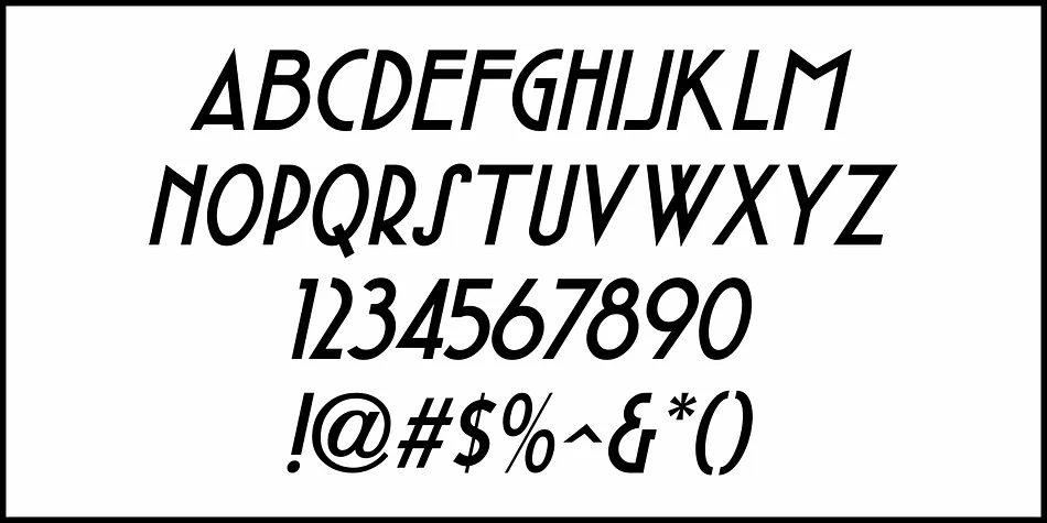 FOREIGN FILM JNL by Jeff Levine Fonts — Decorative Font — thumbnail 5