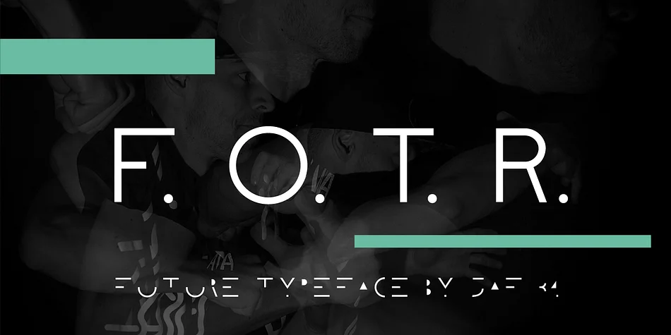 F. O. T. R. by JAF 34 β Display Font